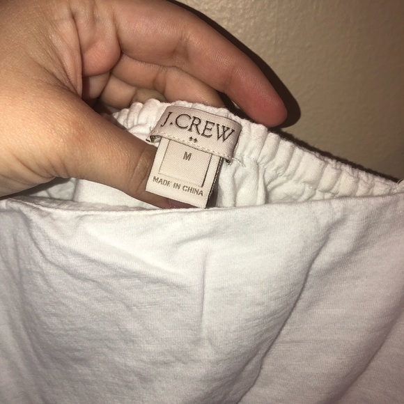 J Crew Factory White Fringe Tank Top - Picture 5 of 8